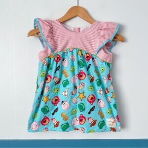 Rosa Flamenco Toy Story Dress Size 8 Girls